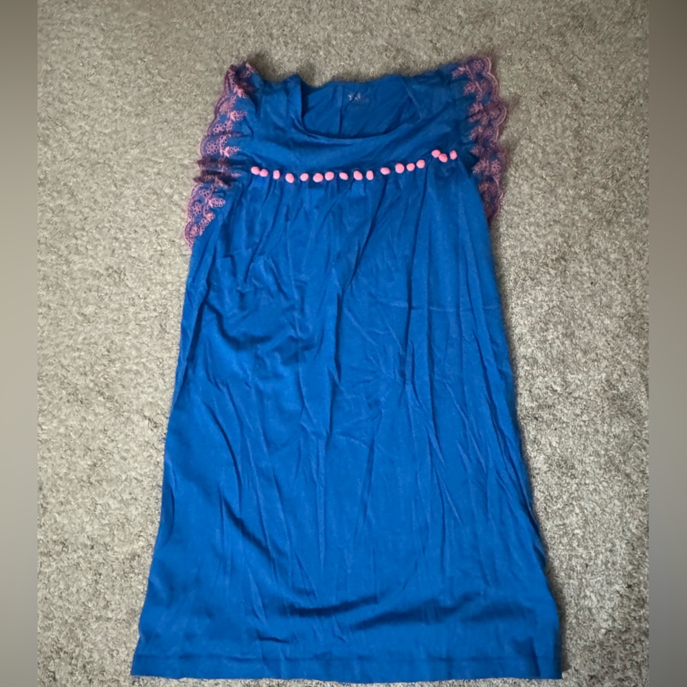 Lilly Pulitzer Blue dress with pink accents